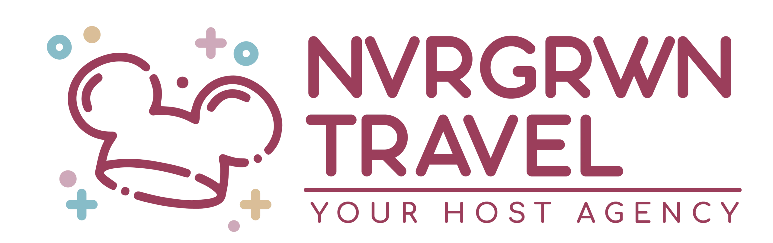 Disney Host Travel Agency Logo - Full Color NVRGRWN Travel